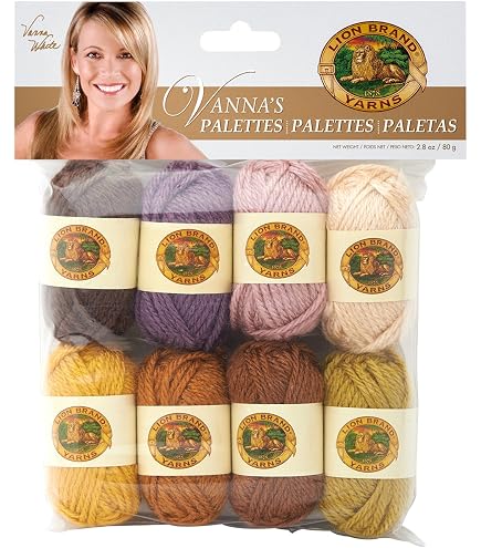 Amazon.com: Lion Brand Yarn 865-205 Vanna's Palettes Yarn, Essential